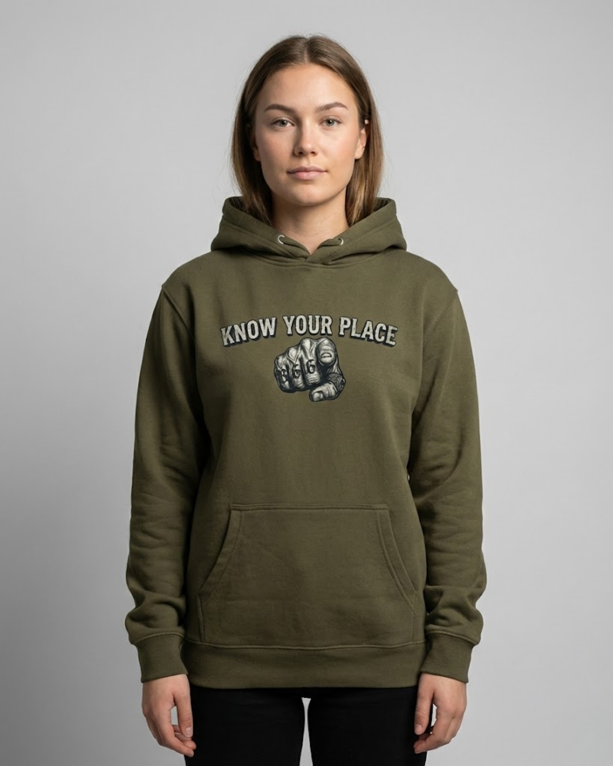 KNOW YOUR PLACE – Hoodie