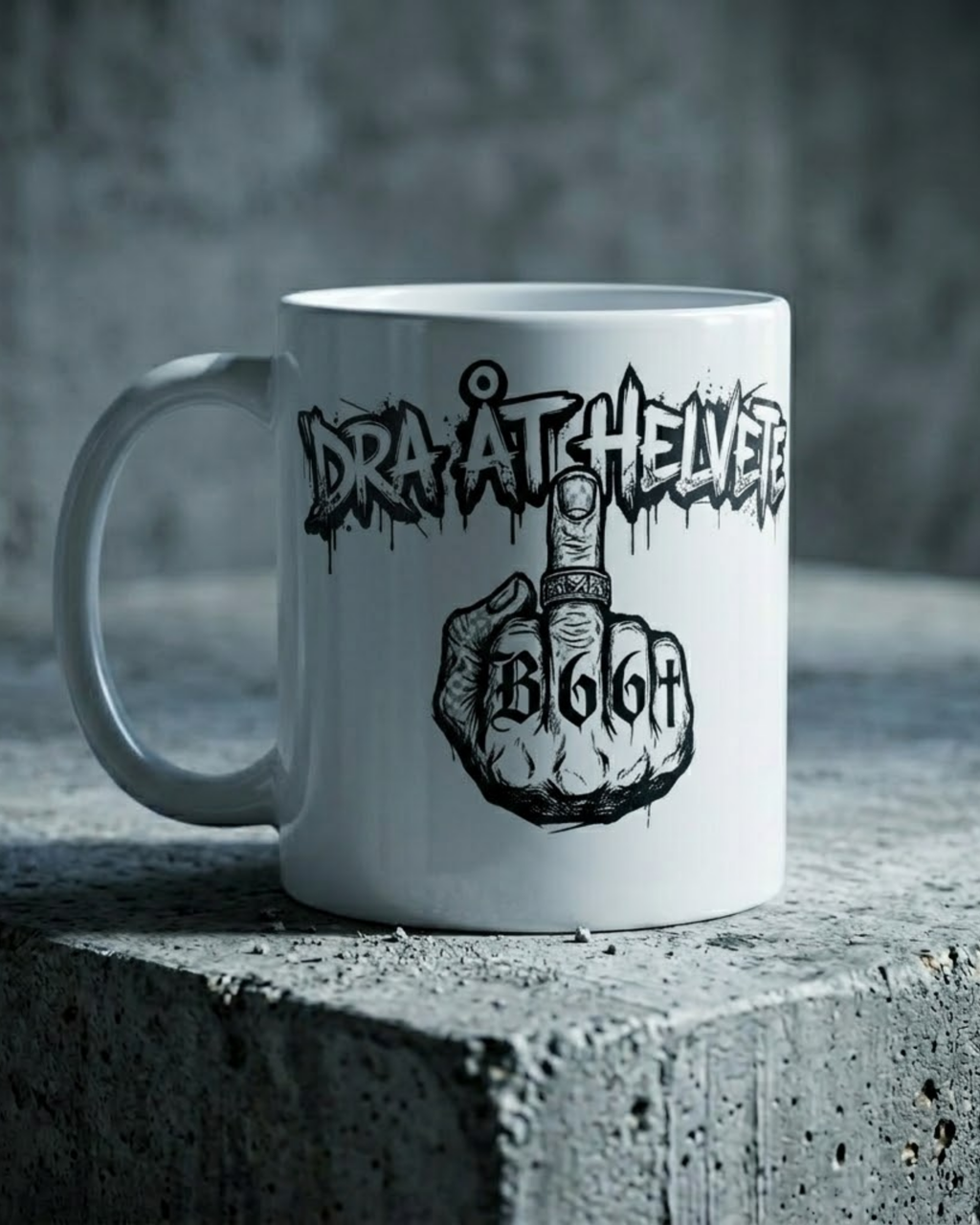 Dra åt helvete – kaffemugg
