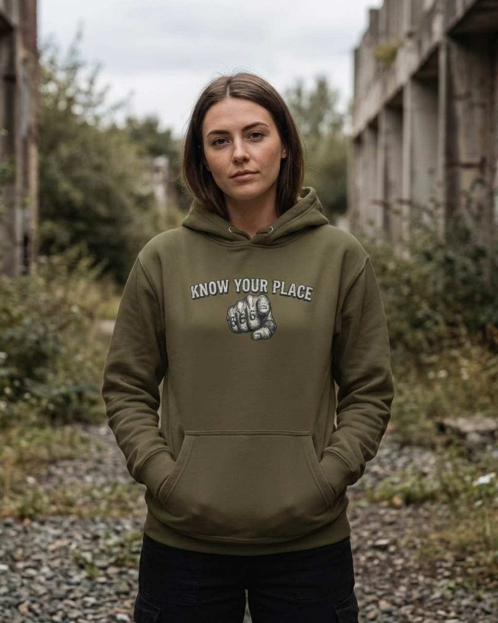 KNOW YOUR PLACE – Hoodie