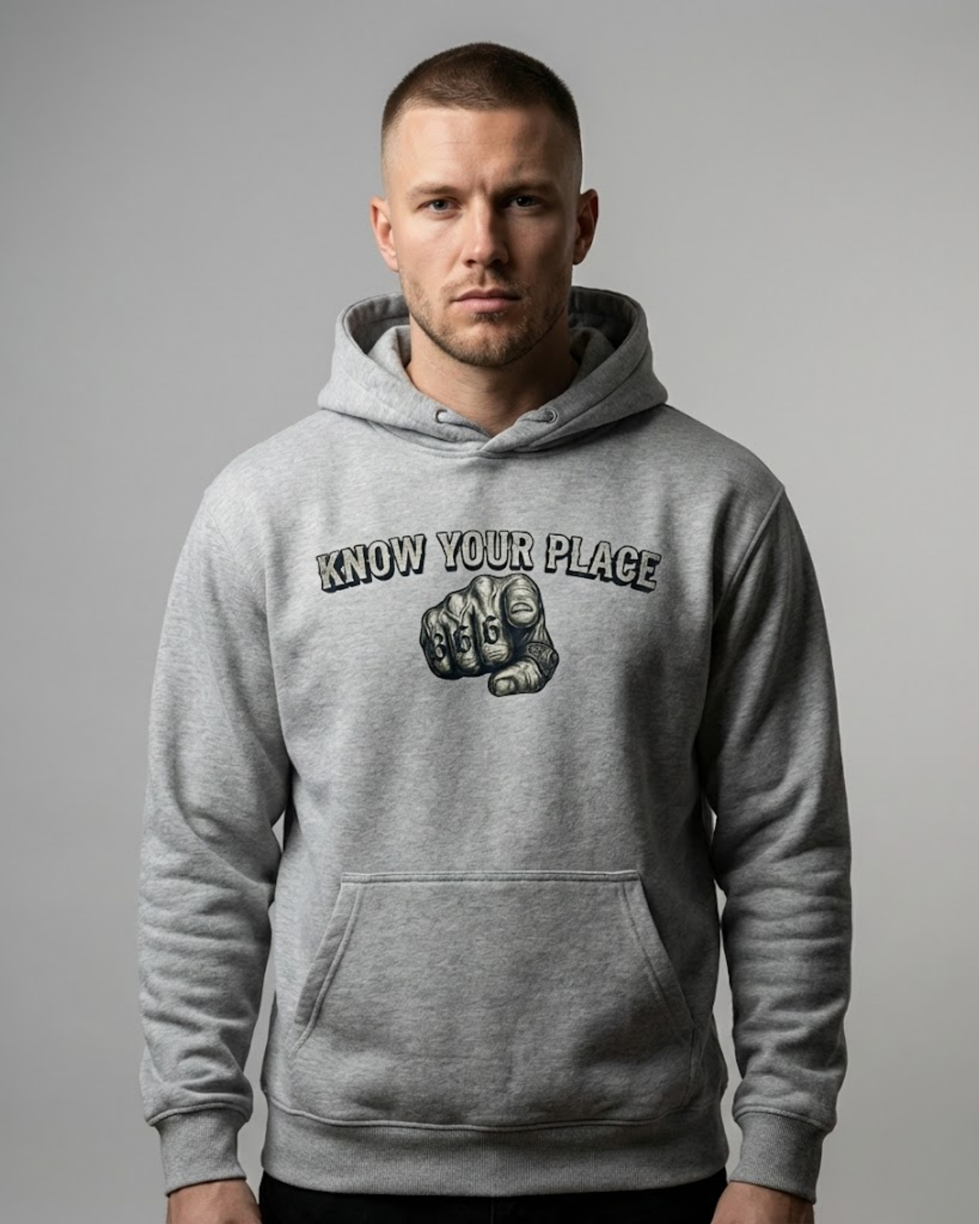 KNOW YOUR PLACE – Hoodie