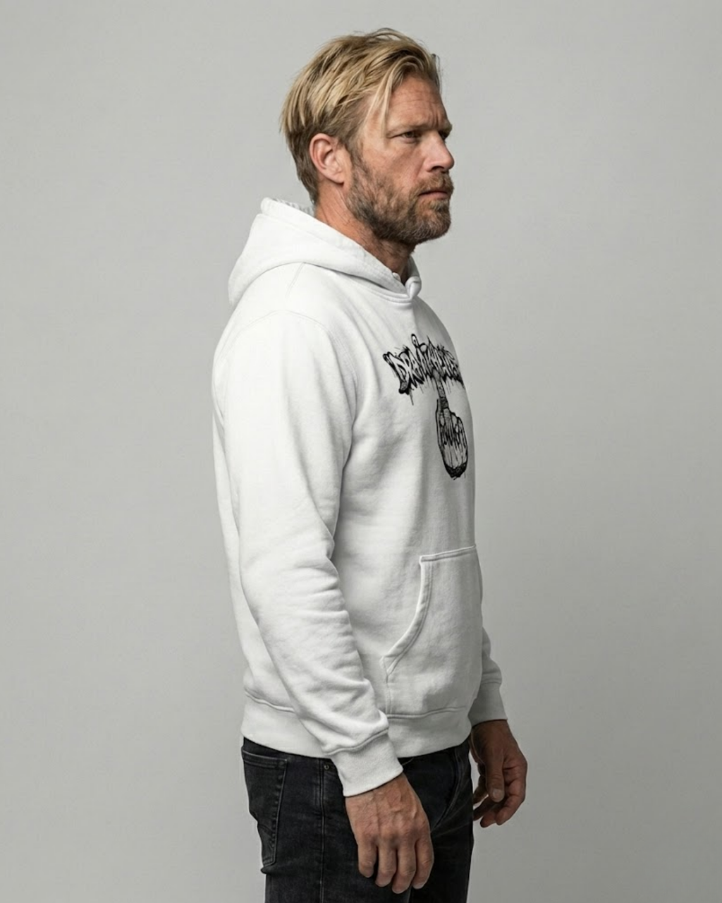 B66 Savage Hoodie – White