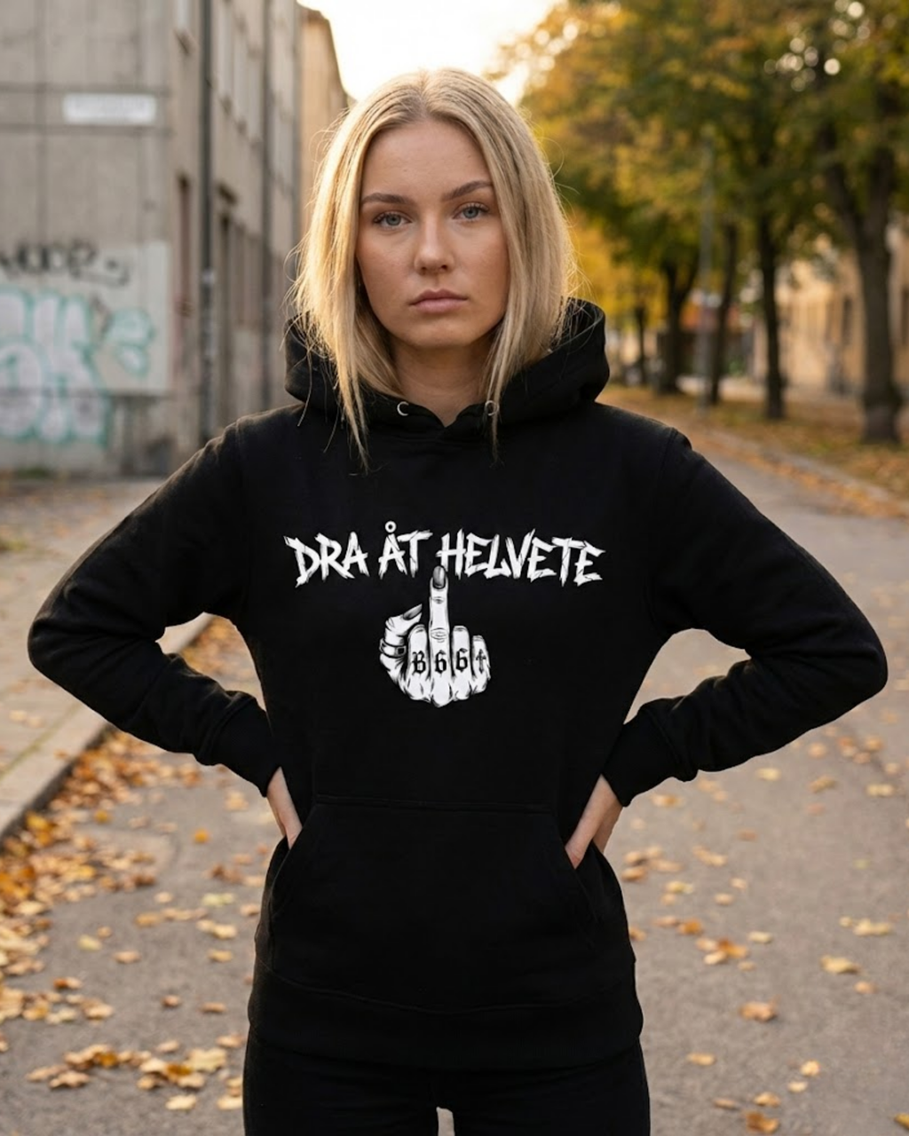 B66 Savage Hoodie – Black