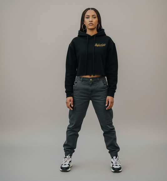 Bolanche66 Luxe Crop Hoodie