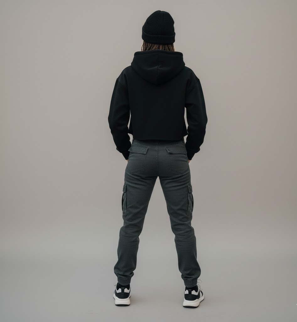 Bolanche66 Luxe Crop Hoodie